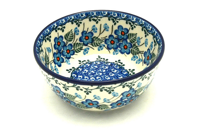 Ceramika Artystyczna Polish Pottery Bowl - Ice Cream/Dessert - Parisian Posies 017-2272a (Ceramika Artystyczna)