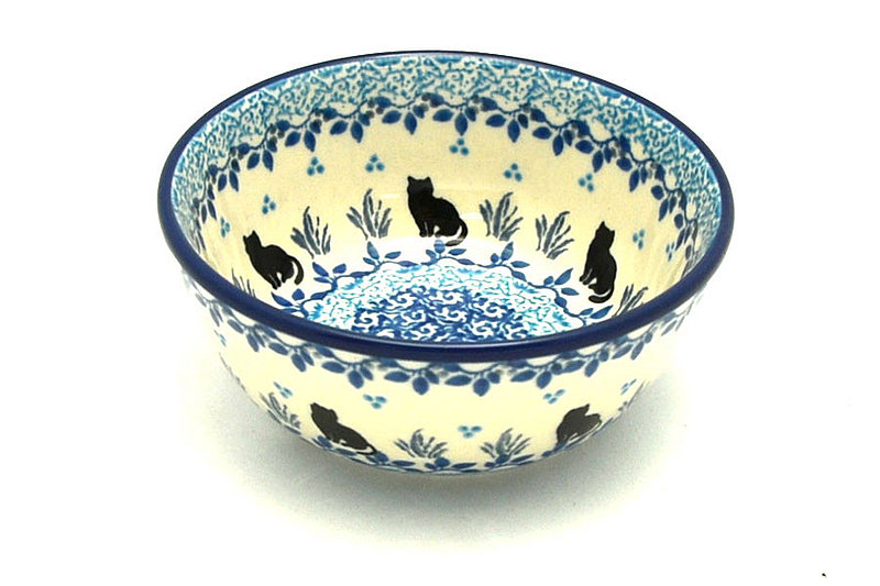 Ceramika Artystyczna Polish Pottery Bowl - Ice Cream/Dessert - Sitting Pretty 017-2855a (Ceramika Artystyczna)