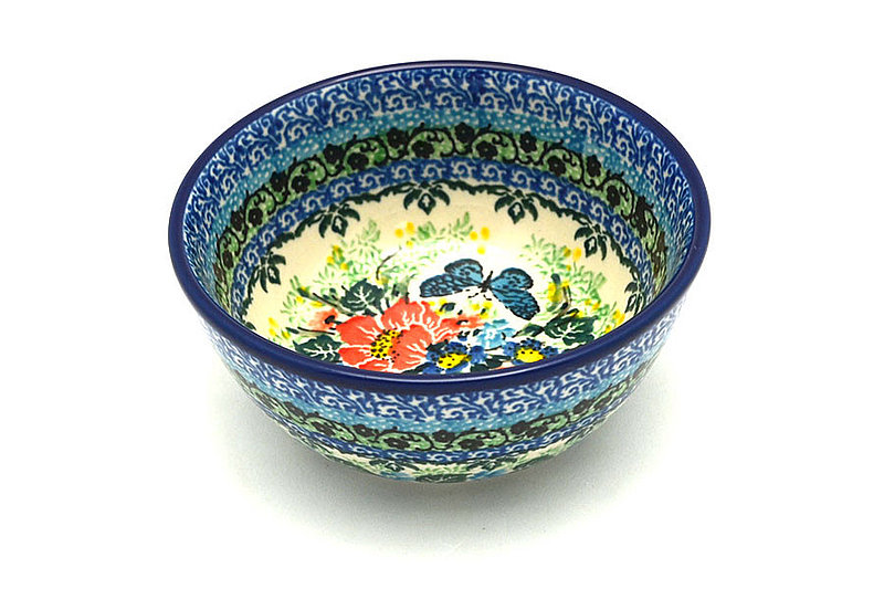 Ceramika Artystyczna Polish Pottery Bowl - Ice Cream/Dessert - Unikat Signature U4553 017-U4553 (Ceramika Artystyczna)