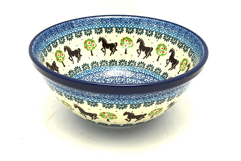 Ceramika Artystyczna Polish Pottery Bowl - Large Nesting (7 1/2") - Mackintosh 057-2256a (Ceramika Artystyczna)