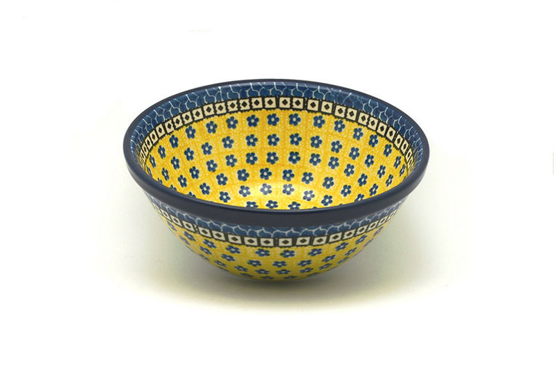 Ceramika Artystyczna Polish Pottery Bowl - Large Nesting (7 1/2") - Sunburst 057-859a (Ceramika Artystyczna)