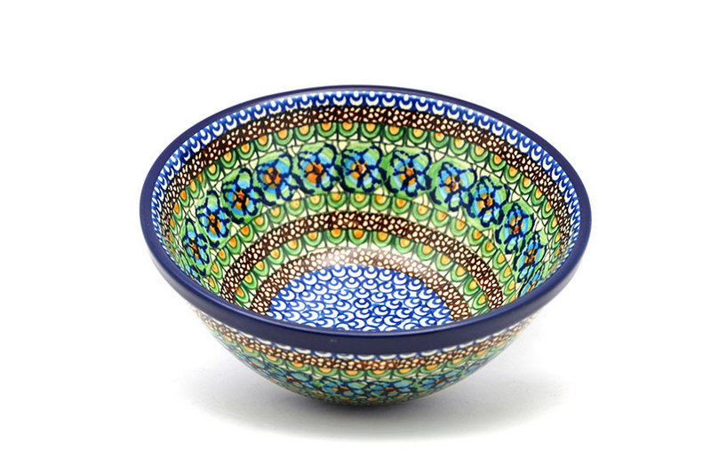 Ceramika Artystyczna Polish Pottery Bowl - Large Nesting (7 1/2") - Unikat Signature U151 057-U0151 (Ceramika Artystyczna)