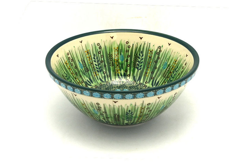Ceramika Artystyczna Polish Pottery Bowl - Large Nesting (7 1/2") - Unikat Signature U803 057-U0803 (Ceramika Artystyczna)