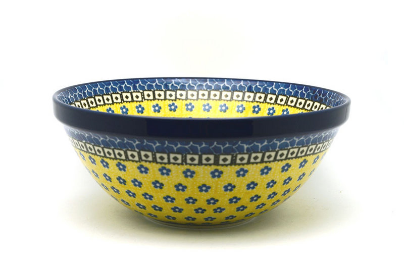 Ceramika Artystyczna Polish Pottery Bowl - Larger Nesting (9") - Sunburst 056-859a (Ceramika Artystyczna)