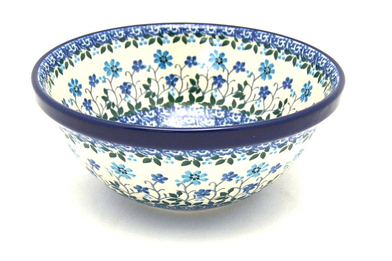Polish Pottery Bowl - Medium Nesting (6 1/2") - Georgia Blue