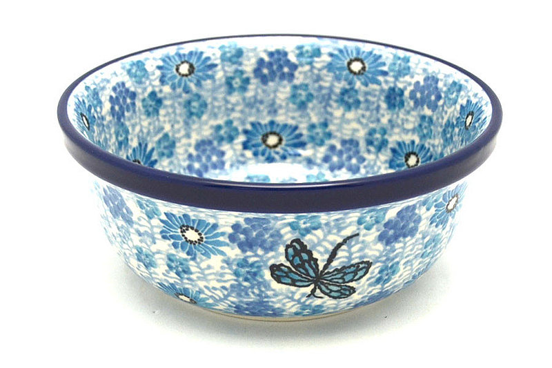 Ceramika Artystyczna Polish Pottery Bowl - Salad - Misty Dragonfly 209-2818a (Ceramika Artystyczna)