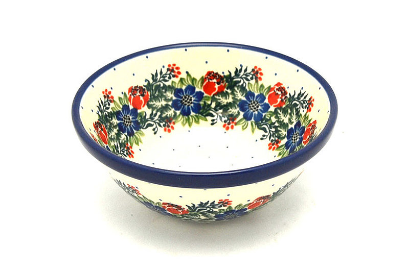 Ceramika Artystyczna Polish Pottery Bowl - Small Nesting (5 1/2") - Garden Party 059-1535a (Ceramika Artystyczna)