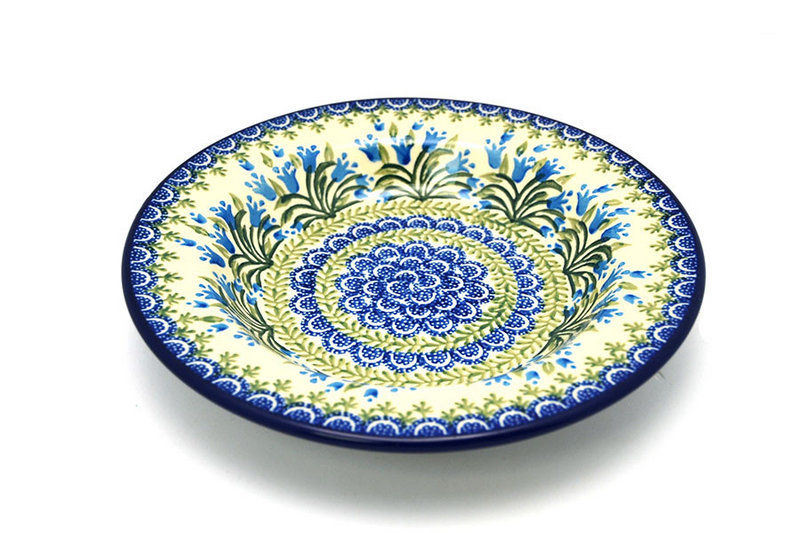 Ceramika Artystyczna Polish Pottery Bowl - Soup/Pasta - Blue Bells 014-1432a (Ceramika Artystyczna)