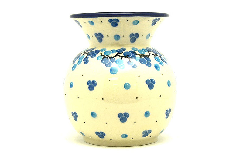 Polish Pottery Bubble Vase - Blue Peppercorn