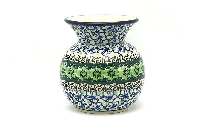 Polish Pottery Bubble Vase - Kiwi