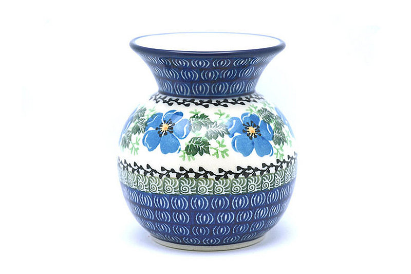 Ceramika Artystyczna Polish Pottery Bubble Vase - Morning Glory 048-1915a (Ceramika Artystyczna)