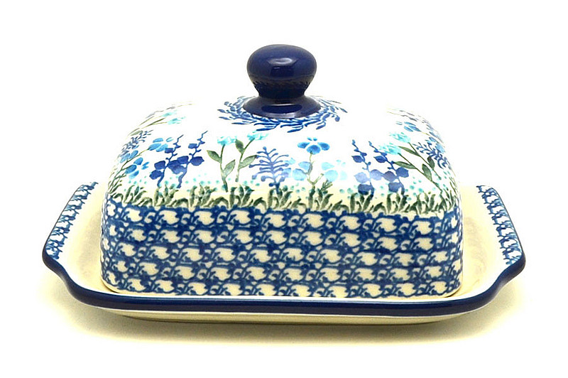 Ceramika Artystyczna Polish Pottery Butter Dish - Little Gems 295-2898a (Ceramika Artystyczna)
