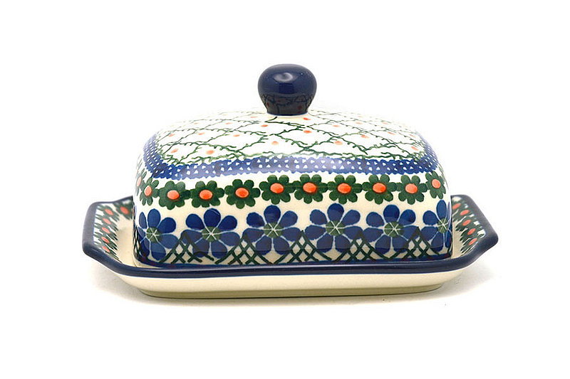 Ceramika Artystyczna Polish Pottery Butter Dish - Primrose 295-854a (Ceramika Artystyczna)