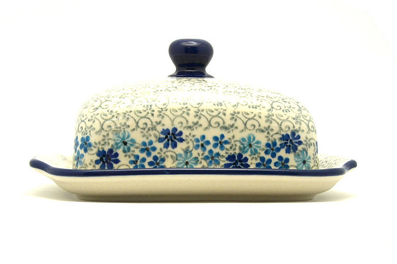 Polish Pottery Butter Dish - Sea Blossom