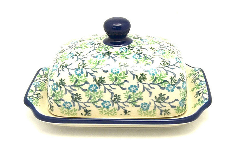 Ceramika Artystyczna Polish Pottery Butter Dish - Summer Ivy 295-2814a (Ceramika Artystyczna)