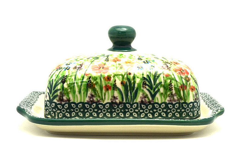 Ceramika Artystyczna Polish Pottery Butter Dish - Unikat Signature - U4335 295-U4335 (Ceramika Artystyczna)