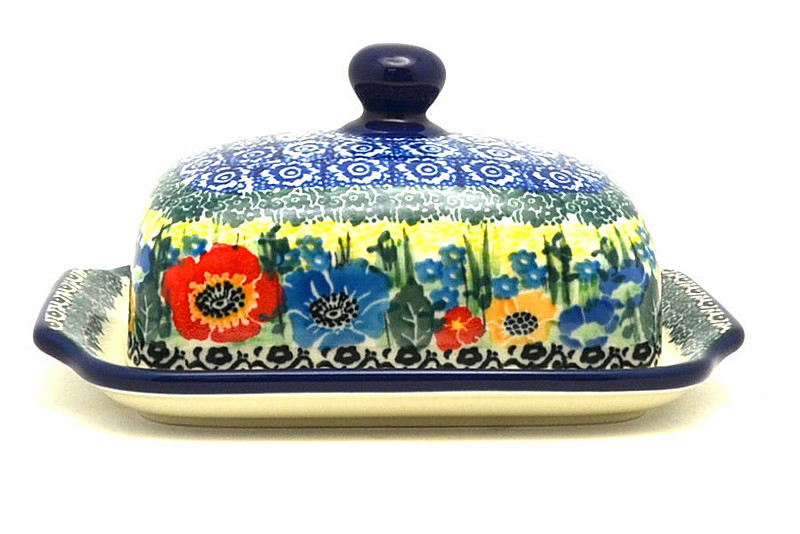 Ceramika Artystyczna Polish Pottery Butter Dish - Unikat Signature - U4578 295-U4578 (Ceramika Artystyczna)