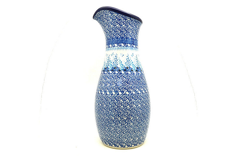 Ceramika Artystyczna Polish Pottery Carafe - 2 1/2 pint - Blue Sage D18-3277a (Ceramika Artystyczna)