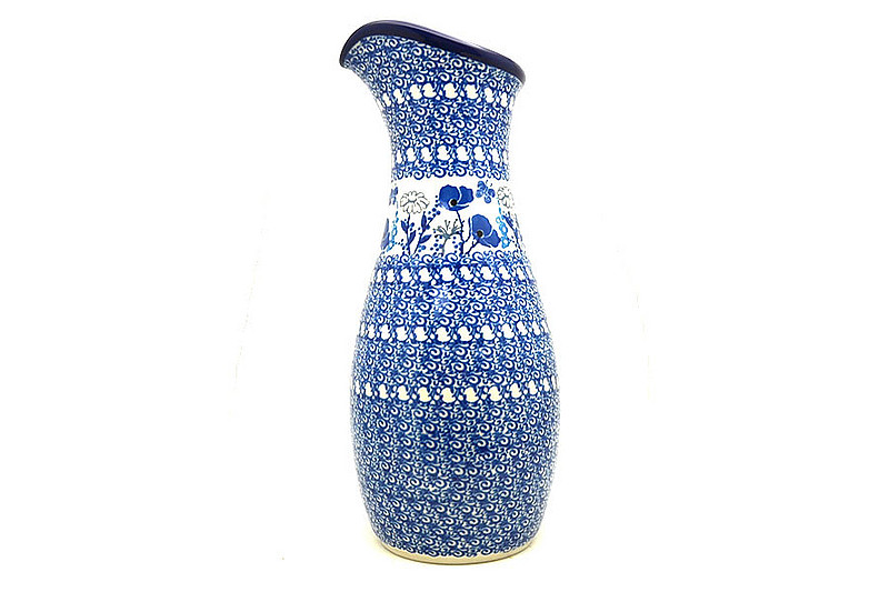 Ceramika Artystyczna Polish Pottery Carafe - 2 1/2 pint - Evening Poppies D18-2902a (Ceramika Artystyczna)