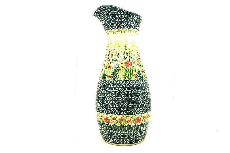 Ceramika Artystyczna Polish Pottery Carafe - 2 1/2 pint - Unikat Signature - U4335 D18-U4335 (Ceramika Artystyczna)