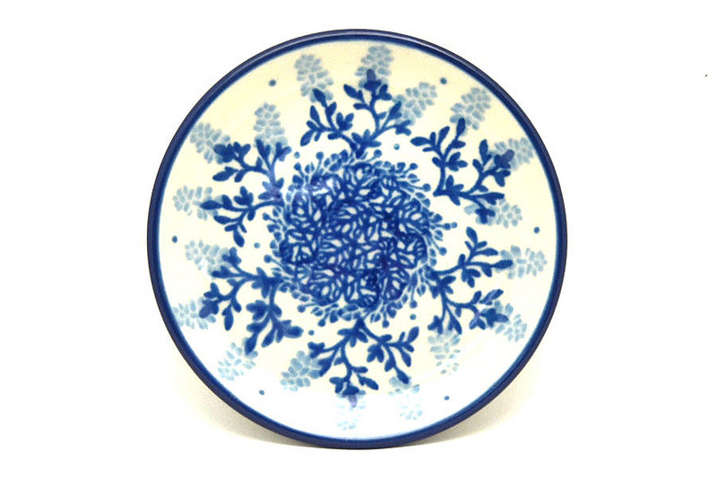 Polish Pottery Coaster - Blue Bonnets