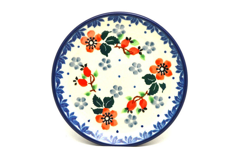 Ceramika Artystyczna Polish Pottery Coaster - Cherry Blossom 262-2103a (Ceramika Artystyczna)