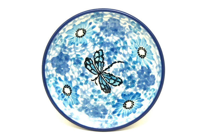 Ceramika Artystyczna Polish Pottery Coaster - Misty Dragonfly 262-2818a (Ceramika Artystyczna)