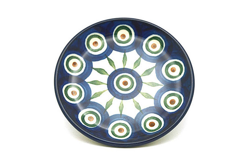 Ceramika Artystyczna Polish Pottery Coaster - Peacock 262-054a (Ceramika Artystyczna)