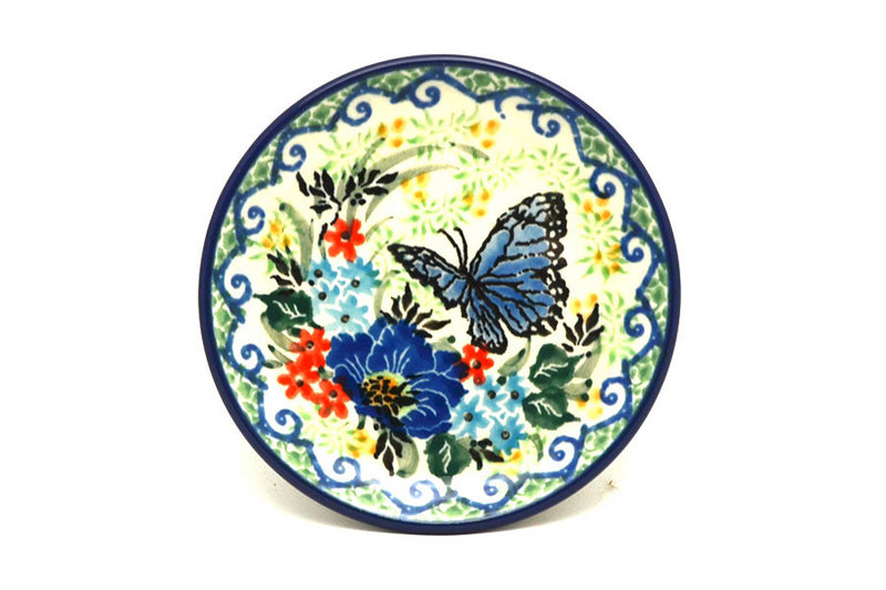 Ceramika Artystyczna Polish Pottery Coaster - Unikat Signature - U4600 262-U4600 (Ceramika Artystyczna)