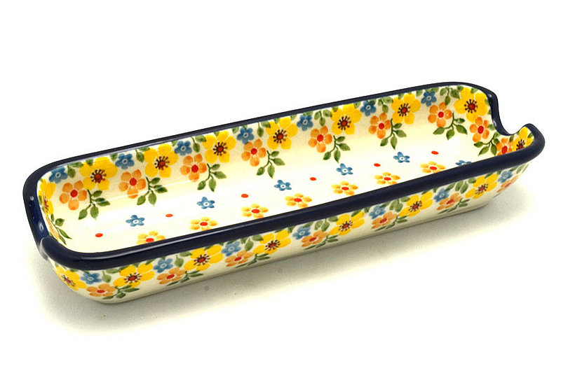 Ceramika Artystyczna Polish Pottery Corn Holder - Buttercup 397-2225a (Ceramika Artystyczna)
