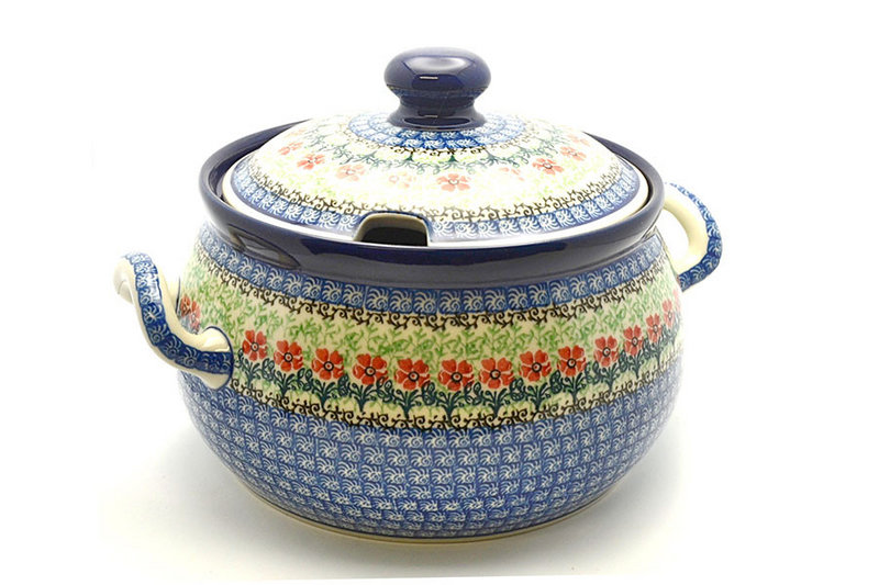 Ceramika Artystyczna Polish Pottery Covered Tureen - Maraschino 190-1916a (Ceramika Artystyczna)