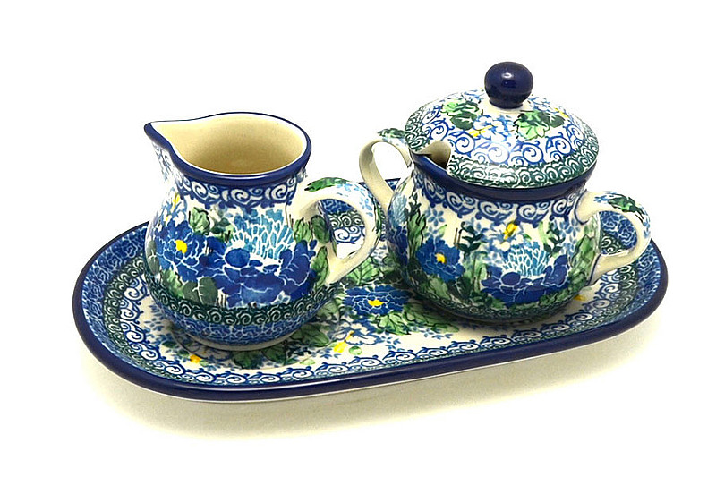 Ceramika Artystyczna Polish Pottery Cream & Sugar Set - Unikat Signature - U5138 422-U5138 (Ceramika Artystyczna)