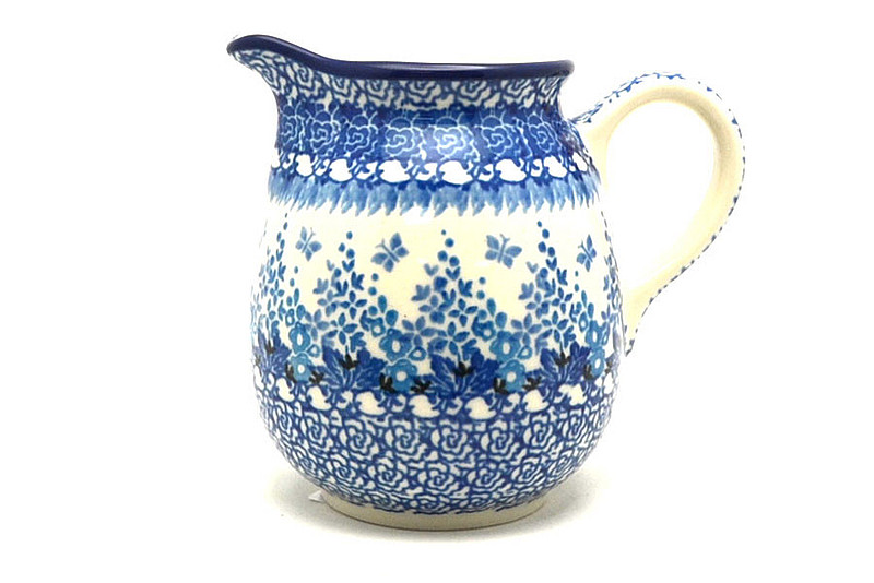 Ceramika Artystyczna Polish Pottery Creamer - 10 oz. - Blue Sage B84-3277a (Ceramika Artystyczna)