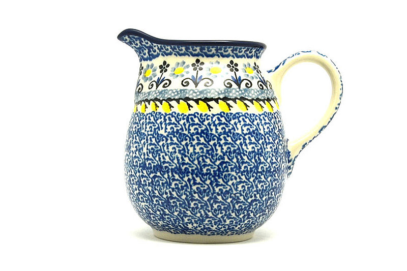 Ceramika Artystyczna Polish Pottery Creamer - 10 oz. - Daisy Maize B84-2178a (Ceramika Artystyczna)