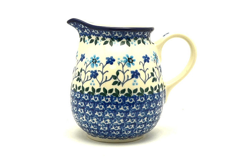 Ceramika Artystyczna Polish Pottery Creamer - 10 oz. - Georgia Blue B84-2785a (Ceramika Artystyczna)