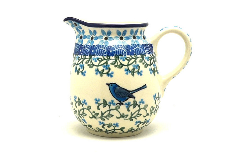 Ceramika Artystyczna Polish Pottery Creamer - 10 oz. - Song Bird B84-1932a (Ceramika Artystyczna)