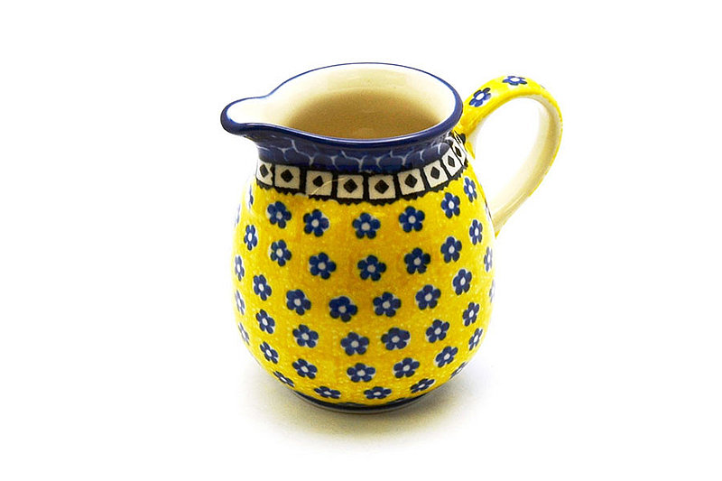 Ceramika Artystyczna Polish Pottery Creamer - 10 oz. - Sunburst B84-859a (Ceramika Artystyczna)