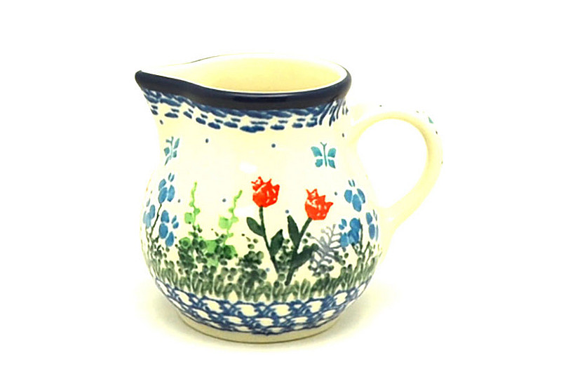 Ceramika Artystyczna Polish Pottery Creamer - 4 oz. - Tulip Horizon 091-2903a (Ceramika Artystyczna)