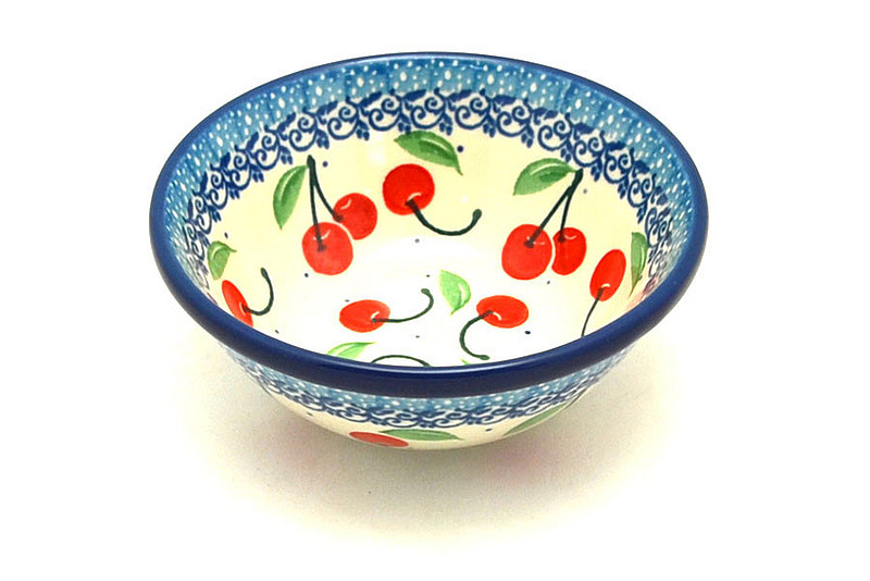 Ceramika Artystyczna Polish Pottery Dish - Deep Food Prep - Cherry Pie 556-2715a (Ceramika Artystyczna)