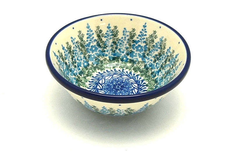 Ceramika Artystyczna Polish Pottery Dish - Deep Food Prep - Virginia Blue Bells 556-3279a (Ceramika Artystyczna)