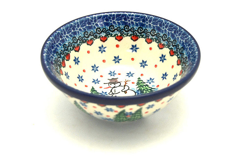 Ceramika Artystyczna Polish Pottery Dish - Deep Round Food Prep - Unikat Signature - U4661 556-U4661 (Ceramika Artystyczna)