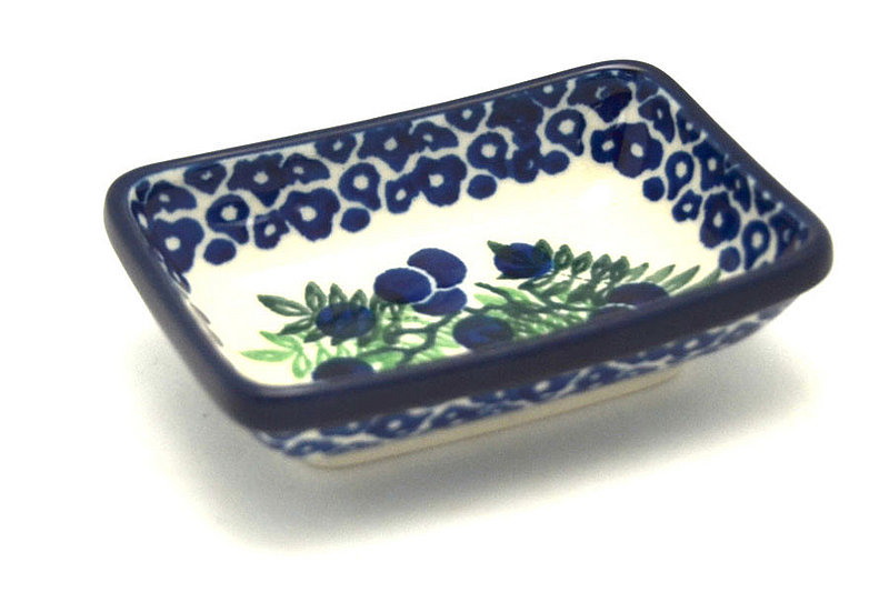 Ceramika Artystyczna Polish Pottery Dish - Rectangular Food Prep - Huckleberry C20-1413a (Ceramika Artystyczna)