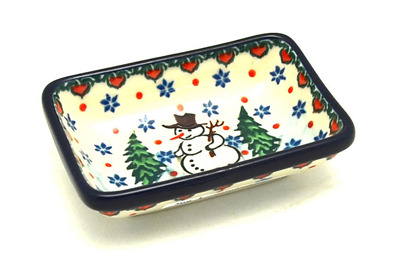 Ceramika Artystyczna Polish Pottery Dish - Rectangular Food Prep - Unikat Signature U4661 C20-U4661 (Ceramika Artystyczna)