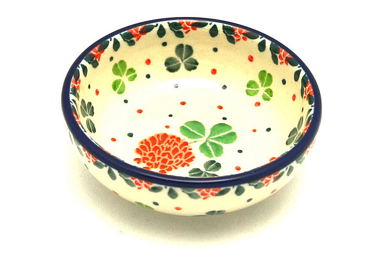 Ceramika Artystyczna Polish Pottery Dish - Round Food Prep - Lucky Charm B88-3239a (Ceramika Artystyczna)