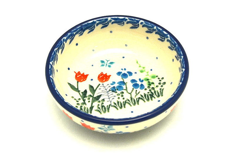Ceramika Artystyczna Polish Pottery Dish - Round Food Prep - Tulip Horizon B88-2903a (Ceramika Artystyczna)