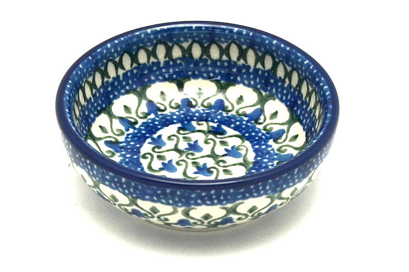 Ceramika Artystyczna Polish Pottery Dish - Round Food Prep - Tulip Trellis B88-0585a (Ceramika Artystyczna)
