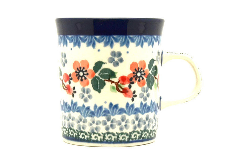 Ceramika Artystyczna Polish Pottery Espresso Cup - 5 oz. - Cherry Blossom 328-2103a (Ceramika Artystyczna)