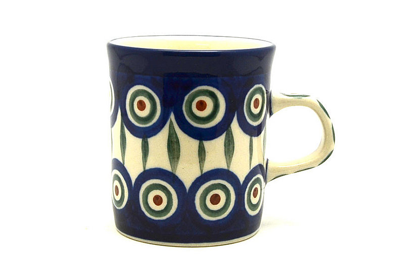 Polish Pottery Espresso Cup - 5 oz. - Peacock