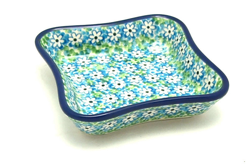Ceramika Artystyczna Polish Pottery Fluted Dipping Dish - Key Lime 630-2252a (Ceramika Artystyczna)