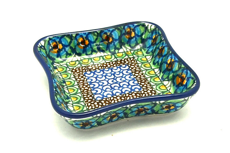 Ceramika Artystyczna Polish Pottery Fluted Dipping Dish - Unikat Signature U0151 630-U0151 (Ceramika Artystyczna)
